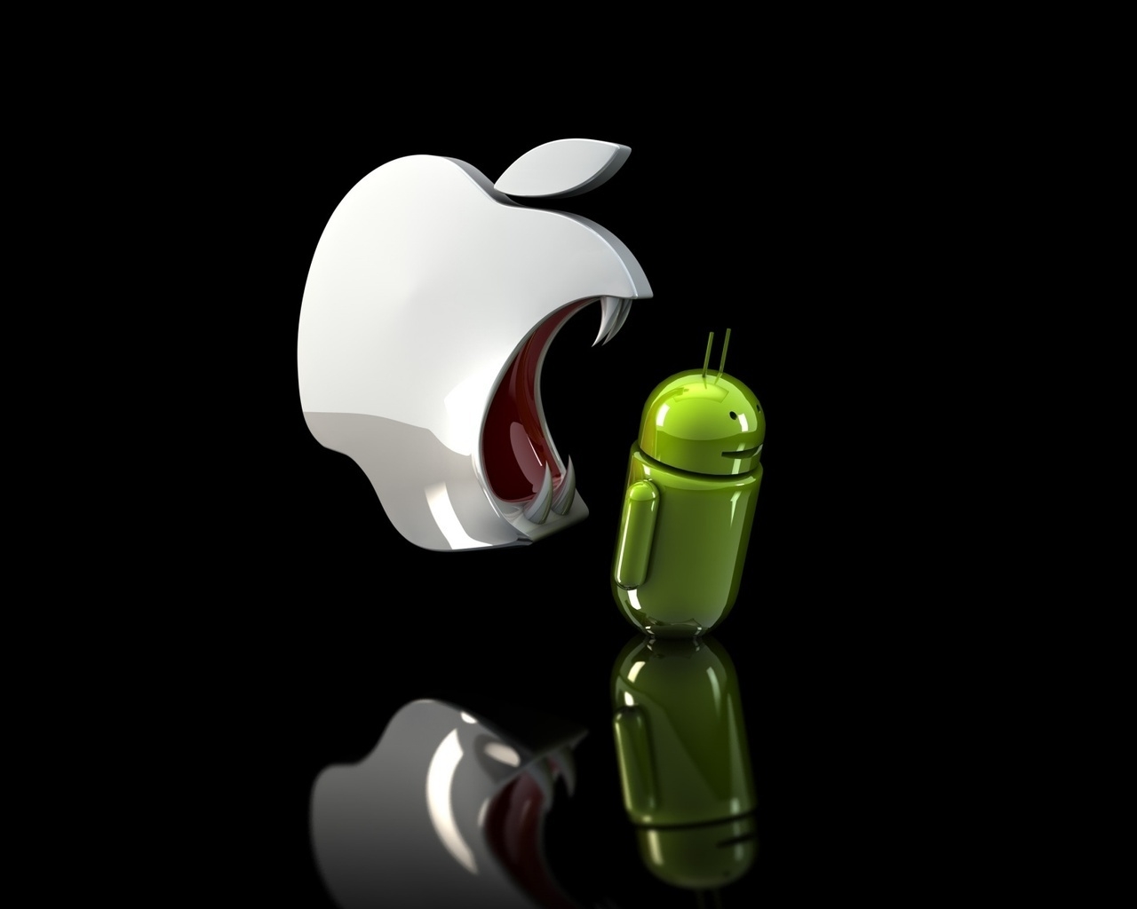 Apple Ready To Eat Android for 1280 x 1024 resolution