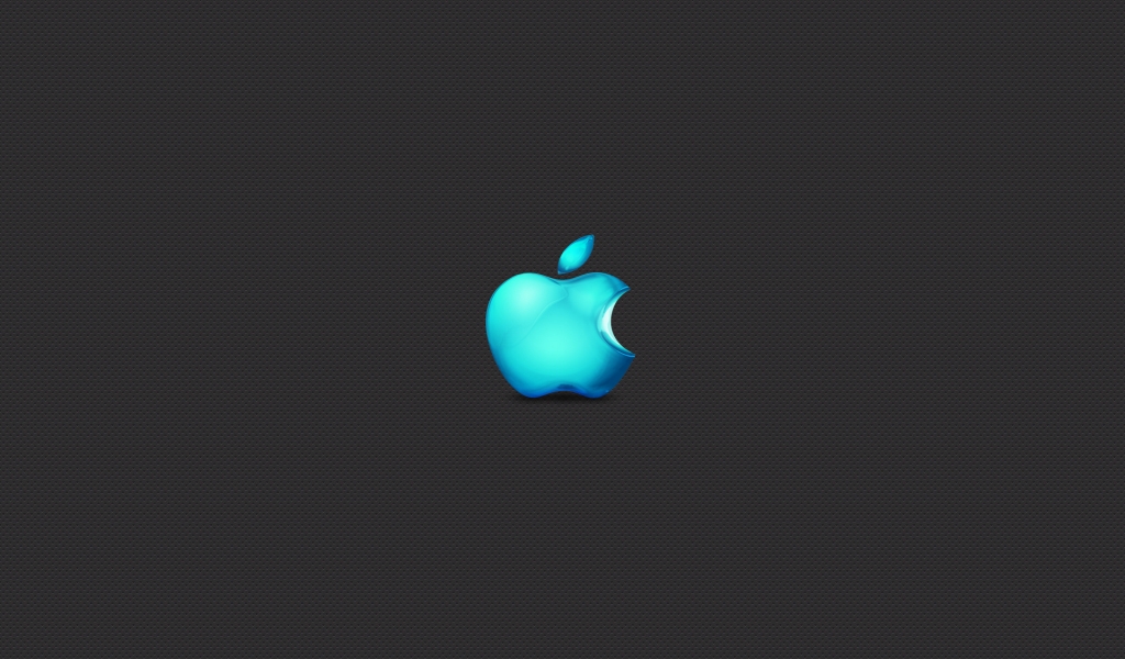 Apple Seablue Color for 1024 x 600 widescreen resolution