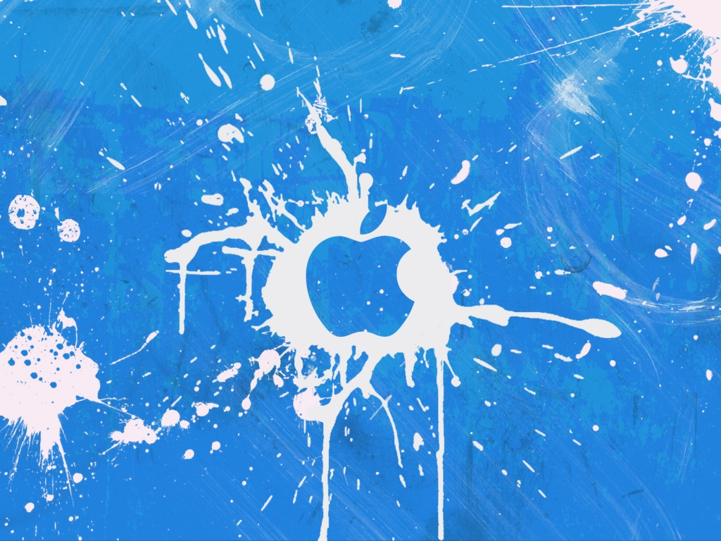 Apple Splashero 2 Blue for 1024 x 768 resolution
