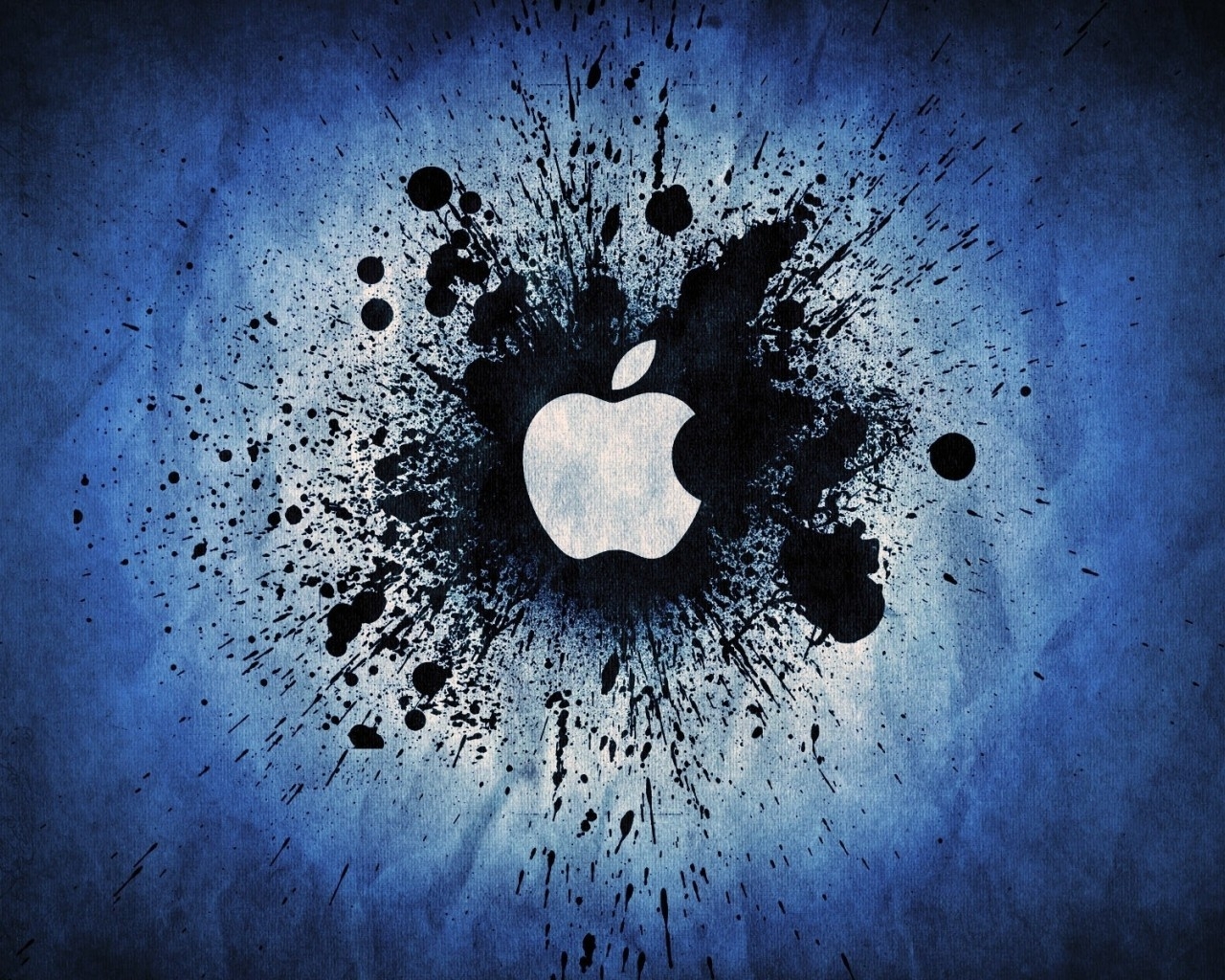 Apple Textured Logo for 1280 x 1024 resolution
