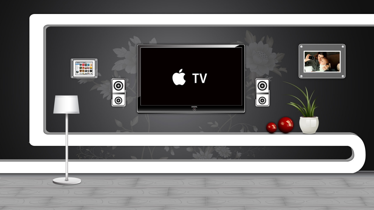 Apple TV for 1280 x 720 HDTV 720p resolution