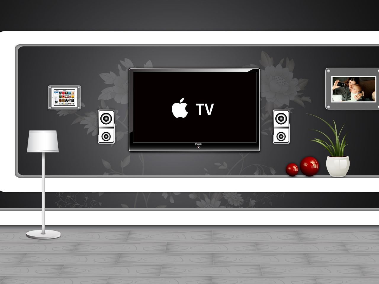 Apple TV for 1280 x 960 resolution