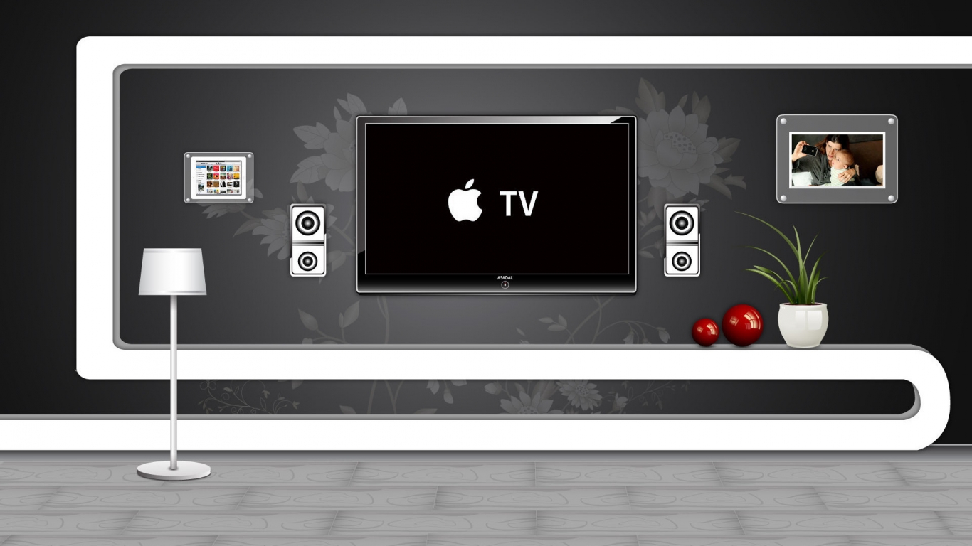 Apple TV for 1366 x 768 HDTV resolution
