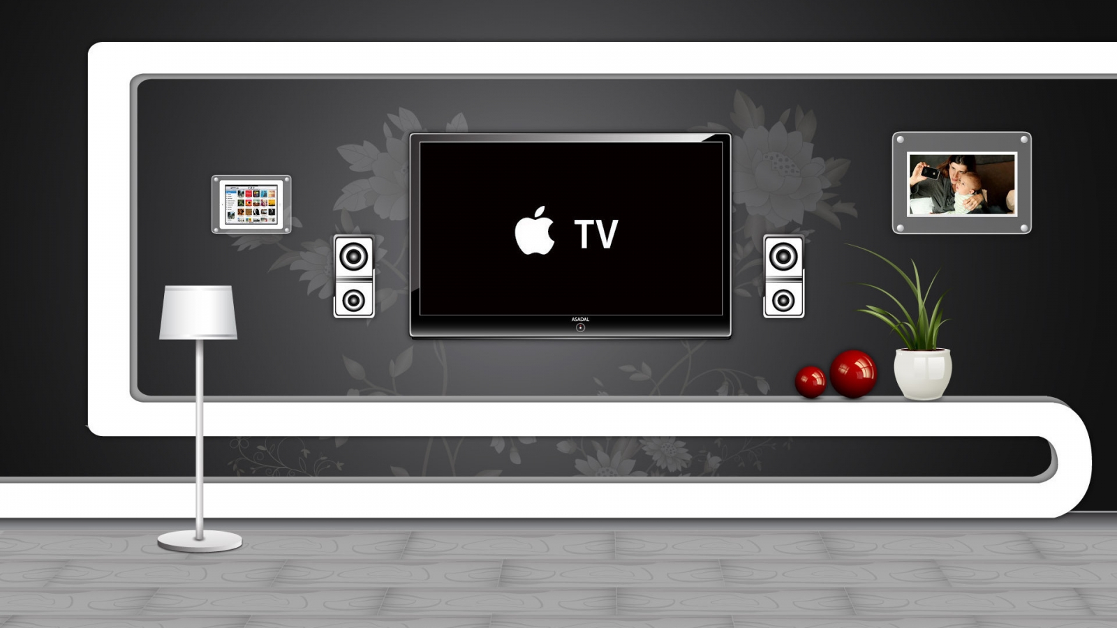 Apple TV for 1600 x 900 HDTV resolution