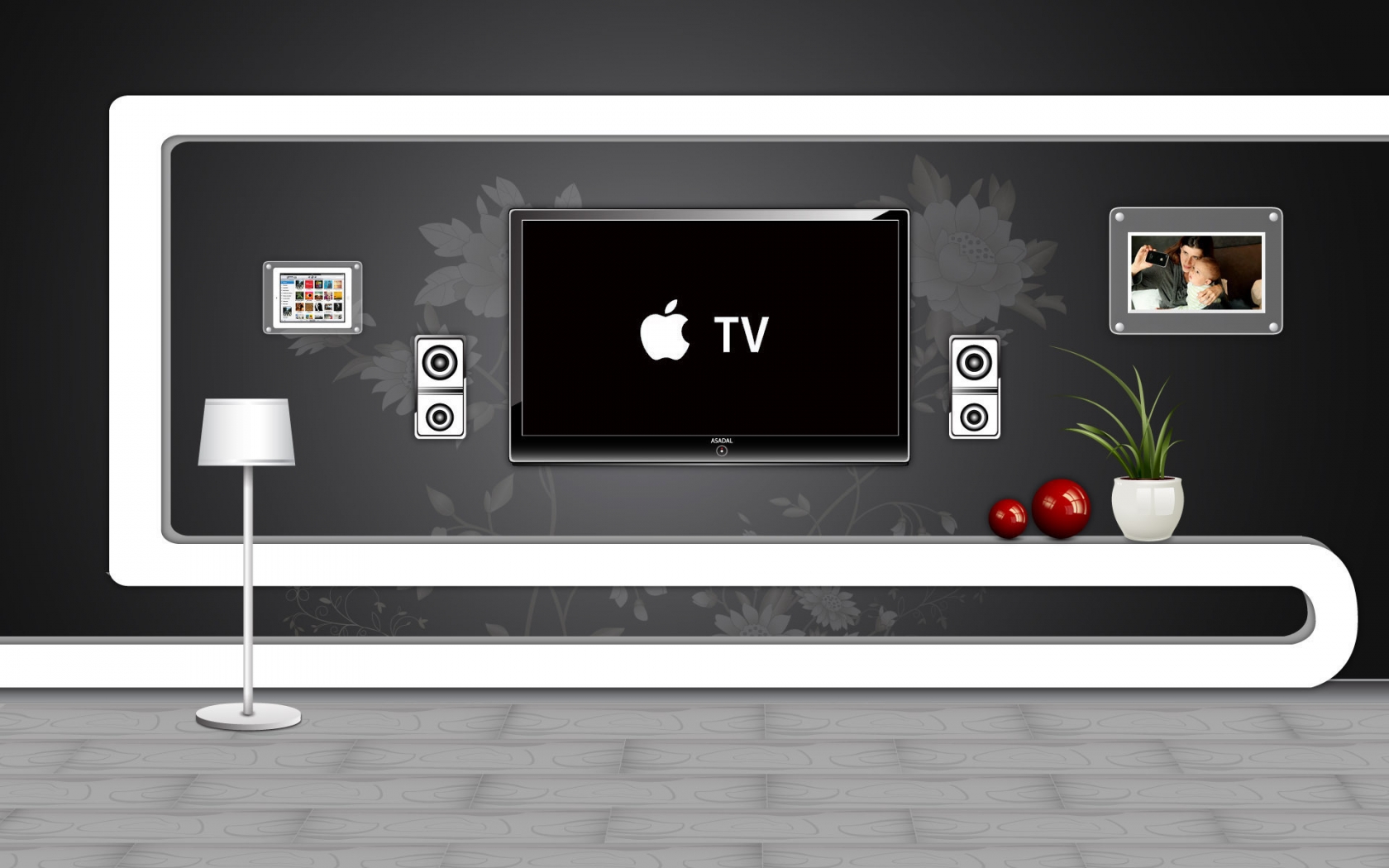 Apple TV for 1680 x 1050 widescreen resolution