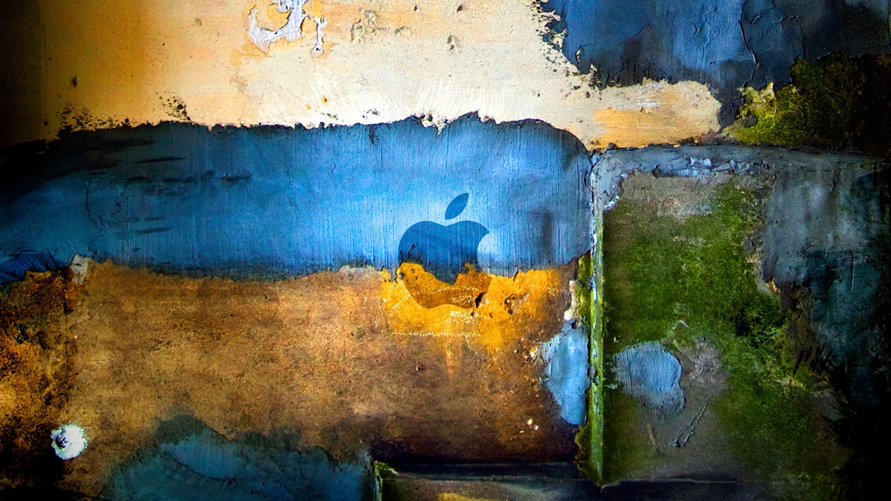 Apple Wall Paint for 1280 x 720 HDTV 720p resolution