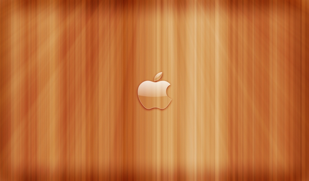 Apple Wood for 1024 x 600 widescreen resolution