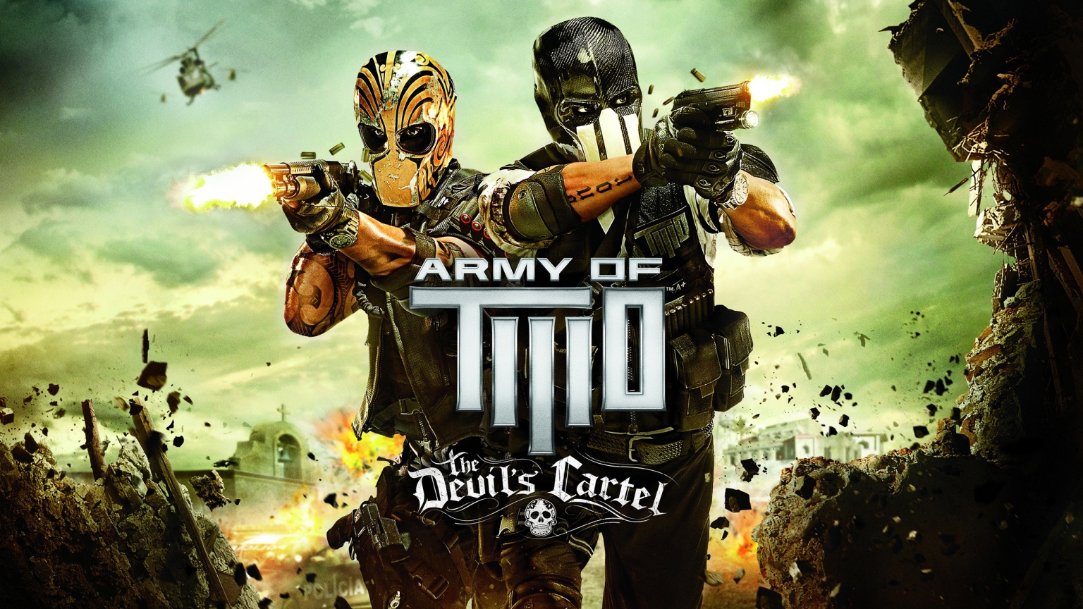 Army of Two The Devils Cartel for 1536 x 864 HDTV resolution