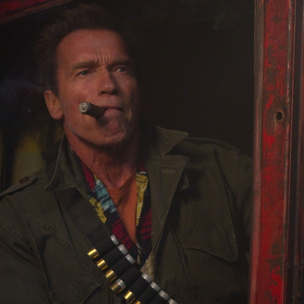 Arnold Schwarzenegger Cigar for 1024 x 1024 iPad resolution