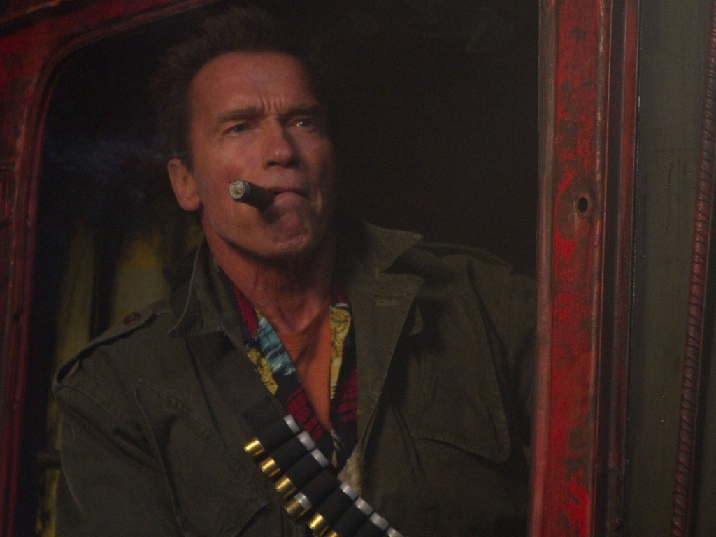 Arnold Schwarzenegger Cigar for 1024 x 768 resolution
