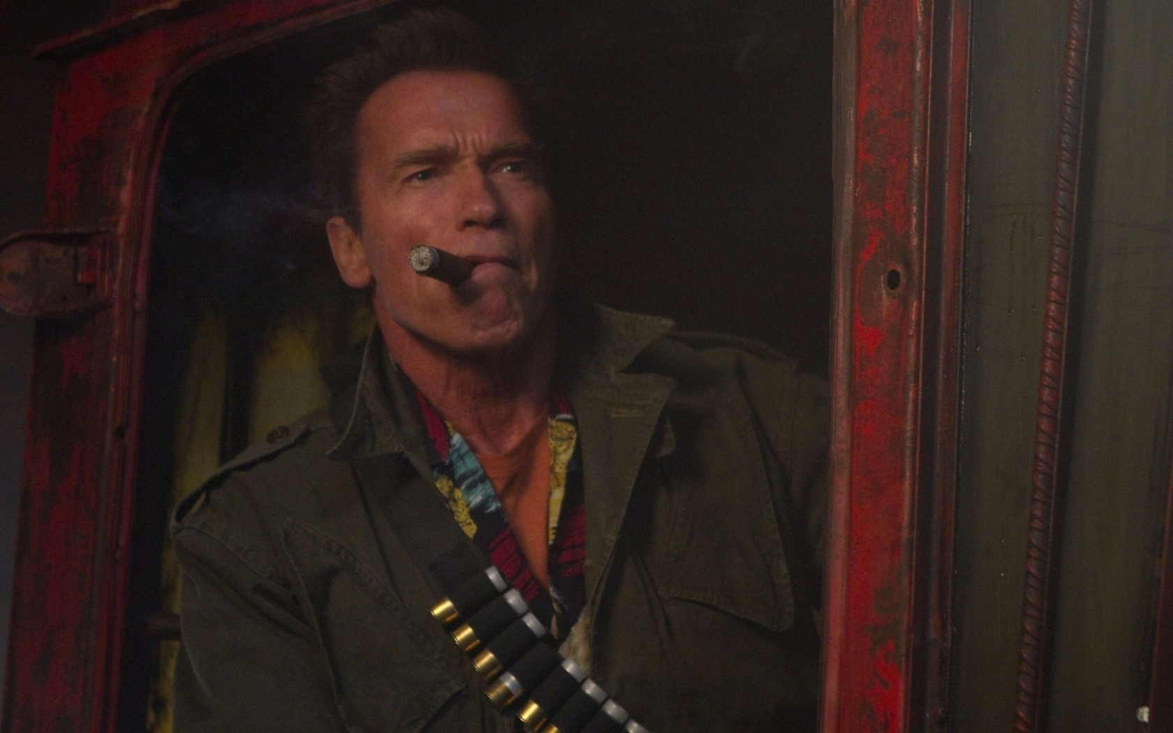 Arnold Schwarzenegger Cigar for 1680 x 1050 widescreen resolution