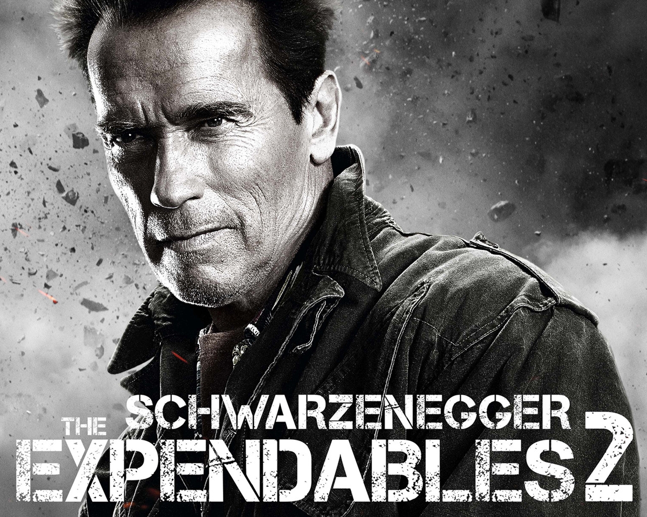 Arnold Schwarzenegger Expendables 2 for 1280 x 1024 resolution