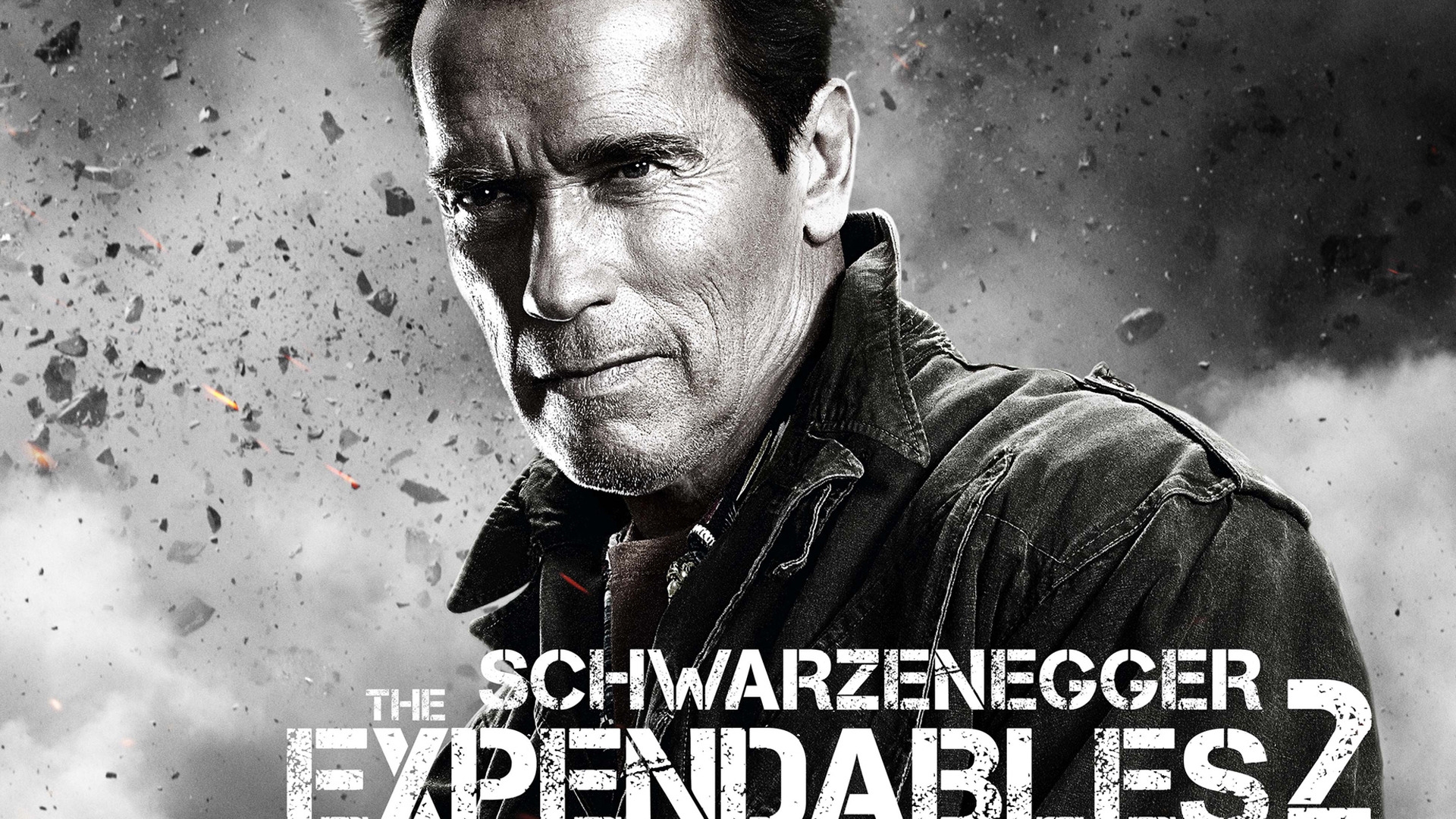 Arnold Schwarzenegger Expendables 2 for 1920 x 1080 HDTV 1080p resolution