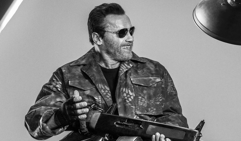 Arnold Schwarzenegger The Expendables 3 for 1024 x 600 widescreen resolution