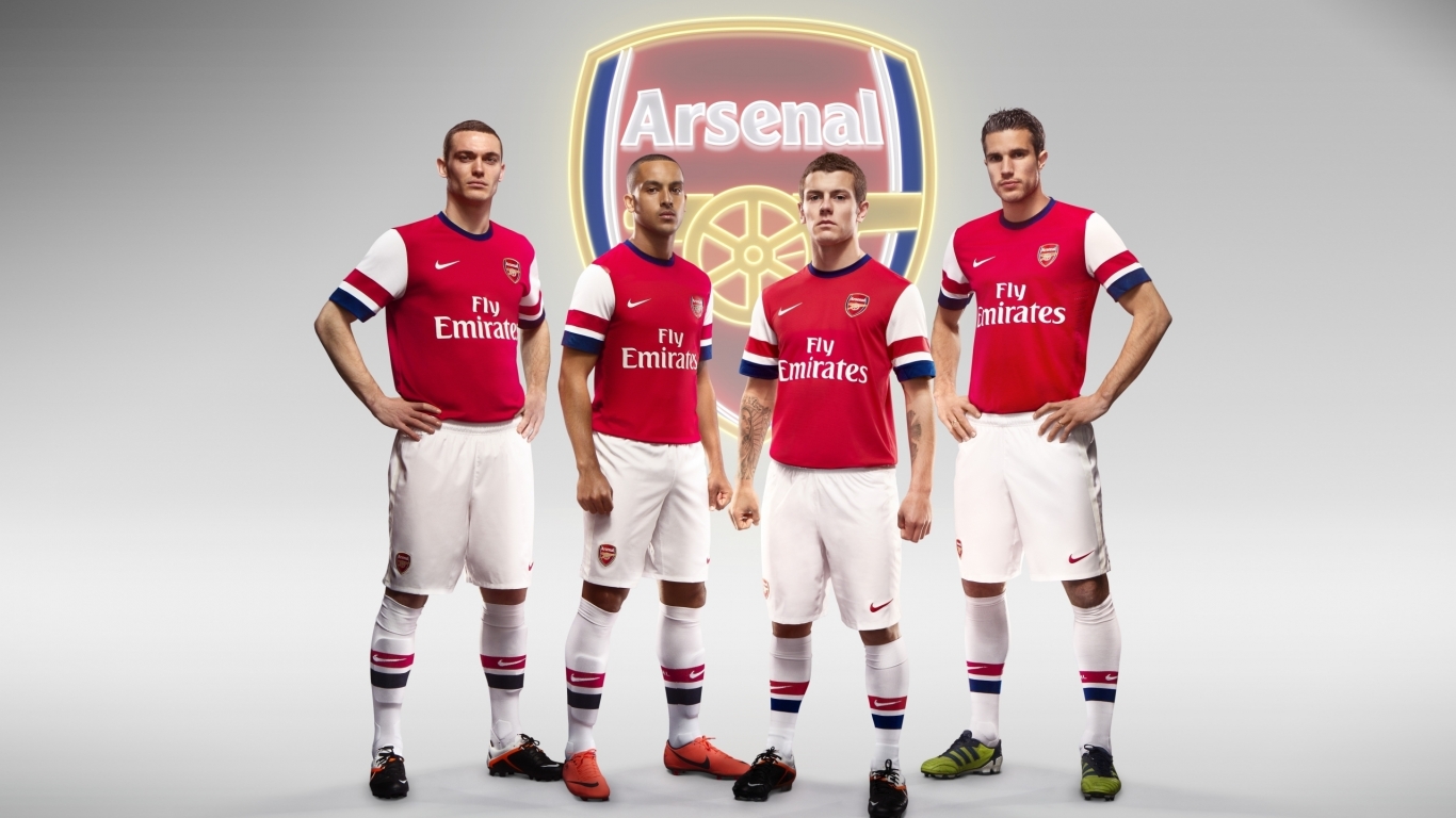 Arsenal Football Club for 1366 x 768 HDTV resolution