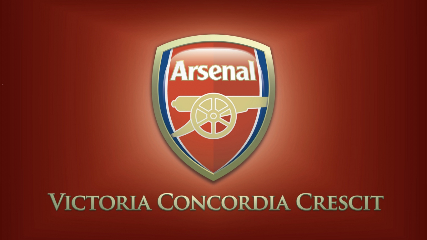 Arsenal Logo for 1366 x 768 HDTV resolution