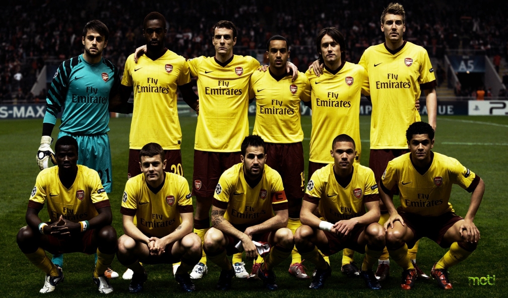 Arsenal London Team for 1024 x 600 widescreen resolution