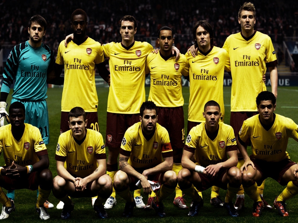 Arsenal London Team for 1024 x 768 resolution