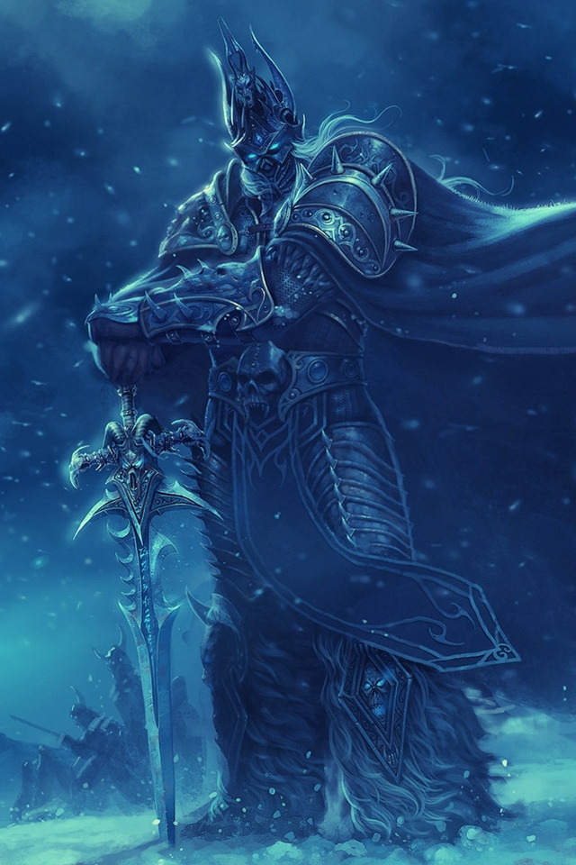 Arthas WoW for 640 x 960 iPhone 4 resolution