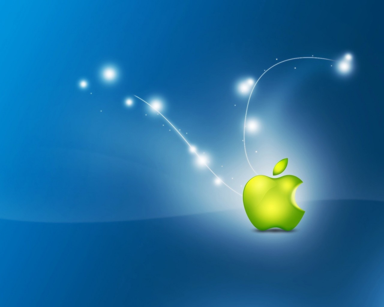 Artistic Apple Logo for 1280 x 1024 resolution