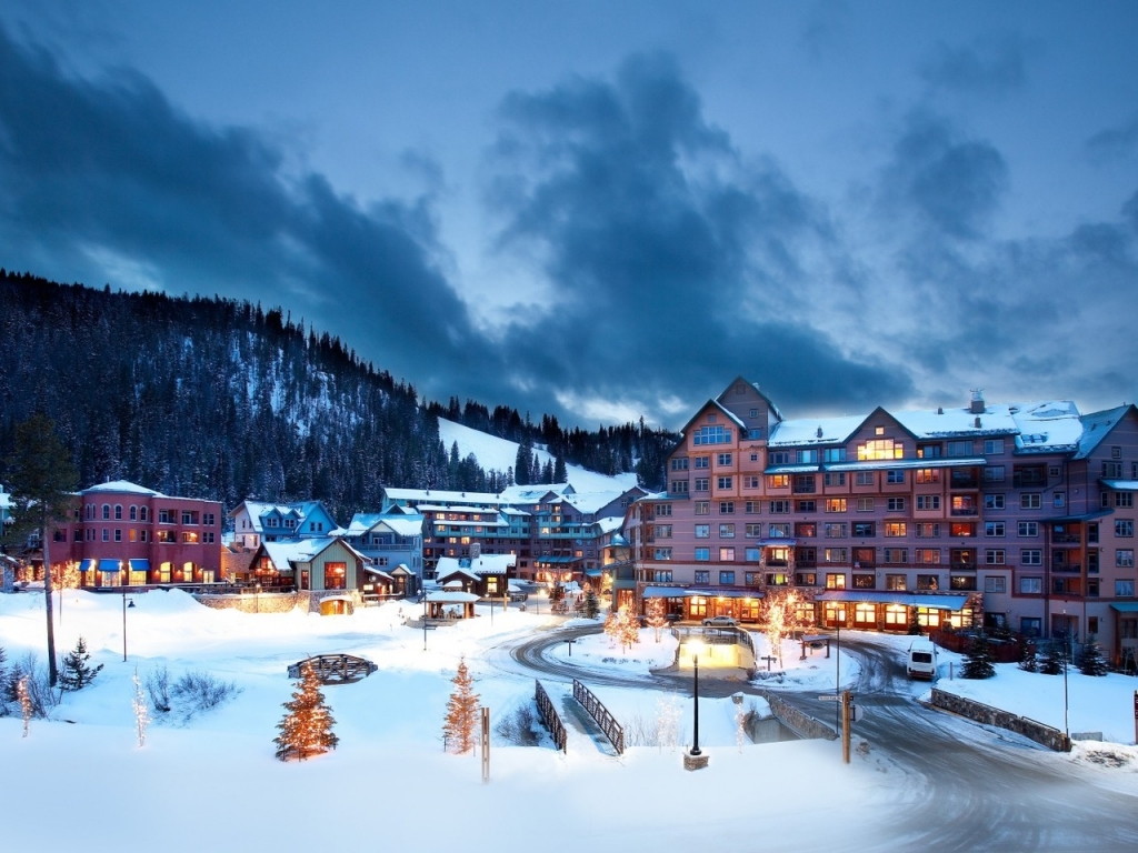 Aspen Colorado Ski Resort for 1024 x 768 resolution