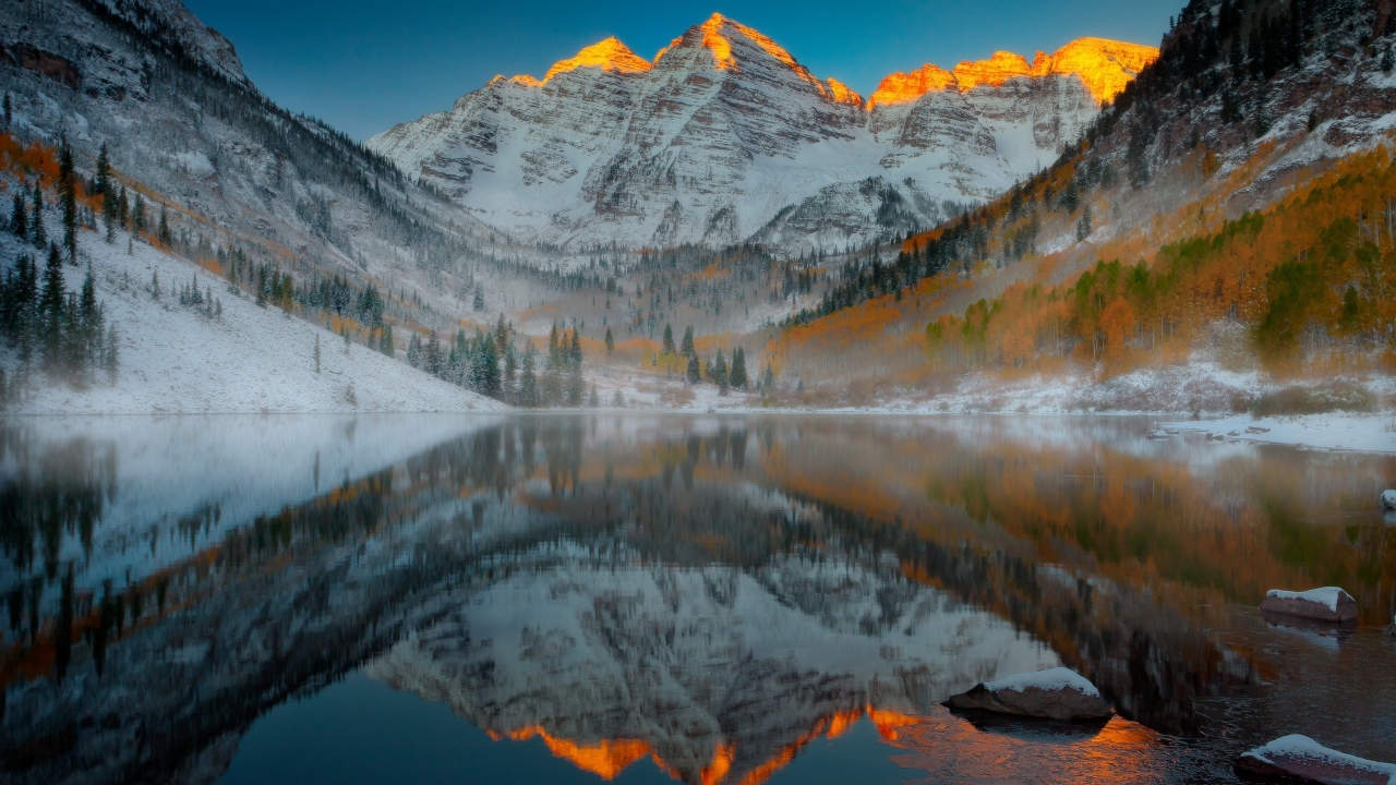 Aspen Mountain Colorado for 1280 x 720 HDTV 720p resolution