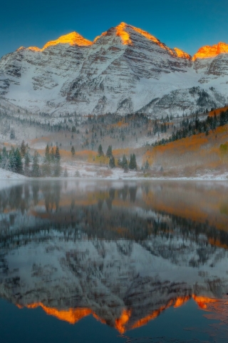 Aspen Mountain Colorado for 320 x 480 iPhone resolution
