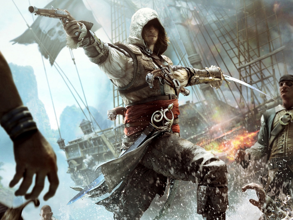 Assassin Creed 4 for 1024 x 768 resolution