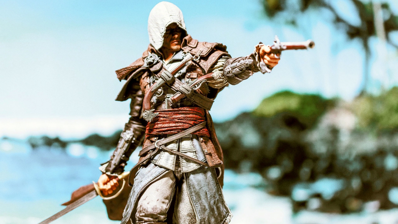 Assassin Creed Black Flag Character for 1366 x 768 HDTV resolution