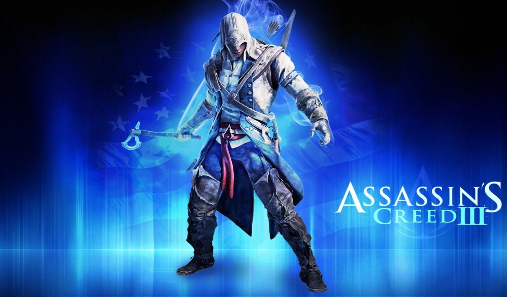 Assassin Creed III for 1024 x 600 widescreen resolution