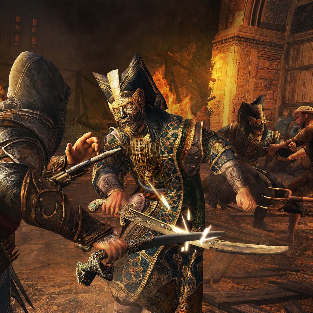 Assassin Creed Revelations Scene for 1024 x 1024 iPad resolution