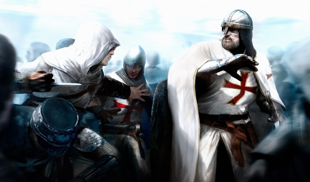 Assassin Creed Scene for 1024 x 600 widescreen resolution