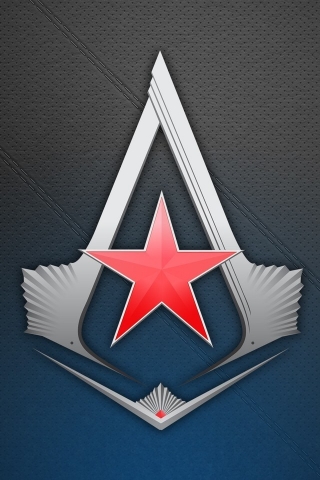 Assassins Creed 3 Logo for 320 x 480 iPhone resolution
