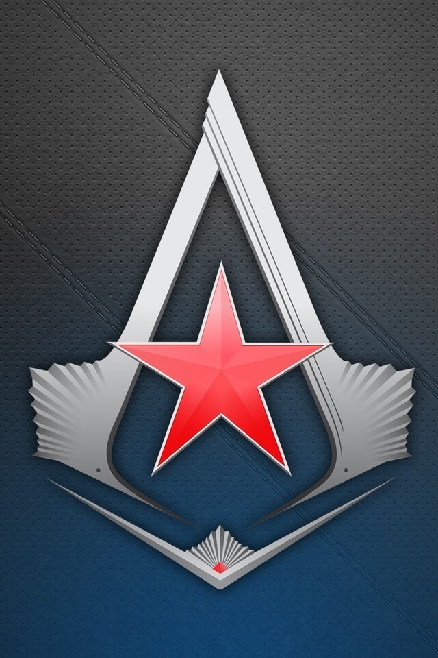 Assassins Creed 3 Logo for 640 x 960 iPhone 4 resolution