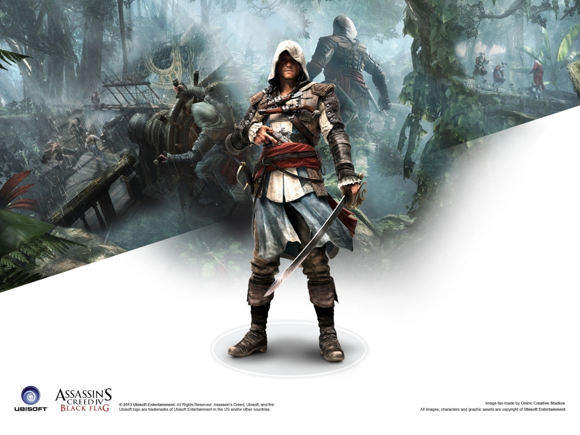 Assassins Creed 4 for 1152 x 864 resolution