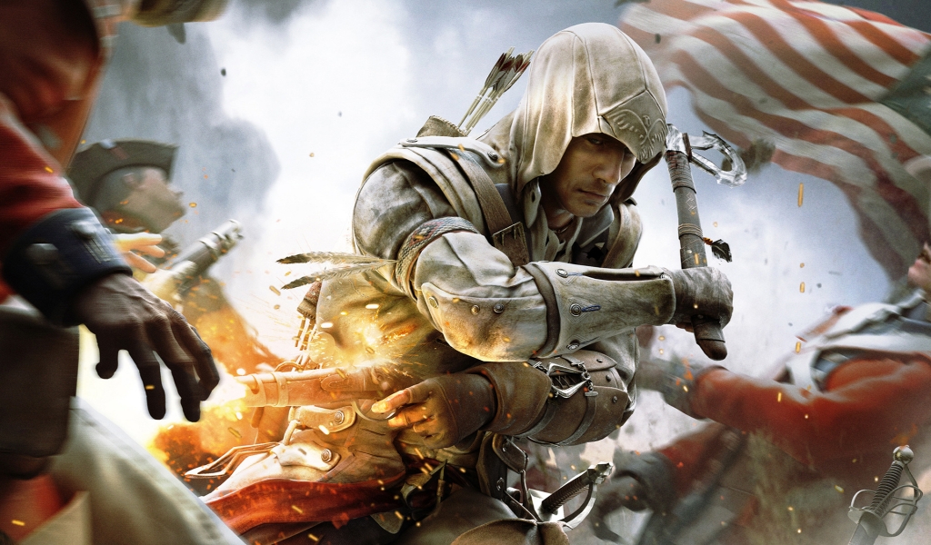 Assassins Creed Black Flag for 1024 x 600 widescreen resolution