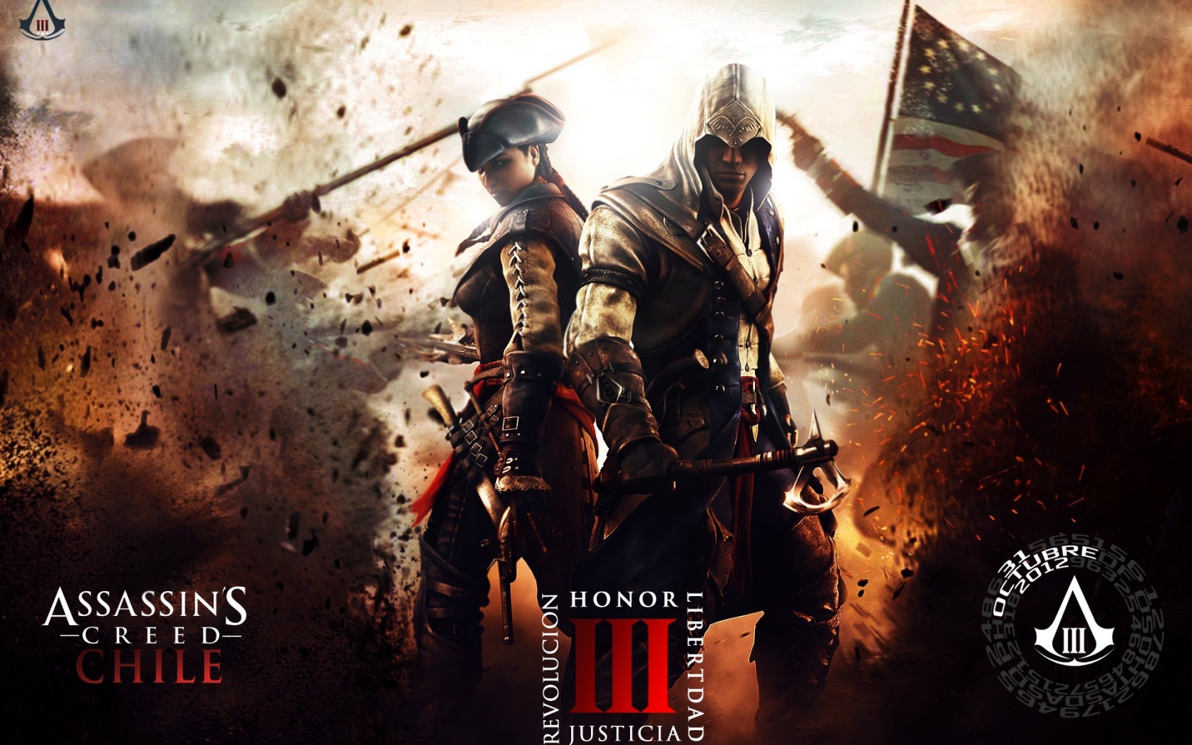 Assassins Creed Chile for 1680 x 1050 widescreen resolution