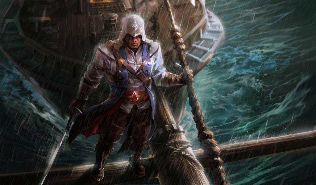 Assassins Creed Fan Art for 1024 x 600 widescreen resolution