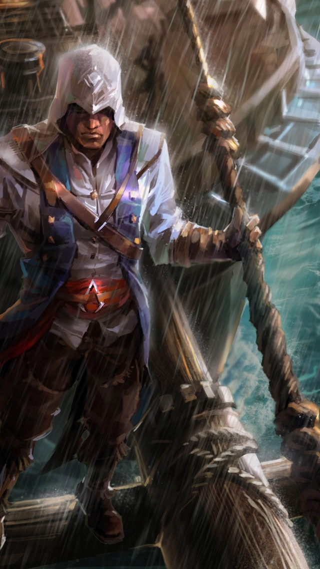 Assassins Creed Fan Art for 640 x 1136 iPhone 5 resolution