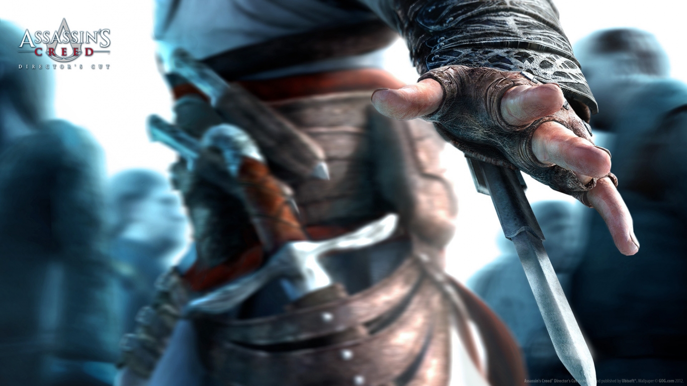 Assassins Creed Hidden Blade for 1366 x 768 HDTV resolution