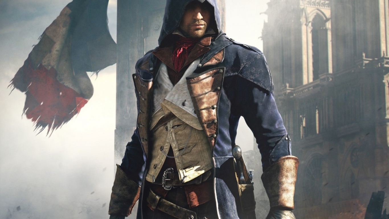Assassins Creed Unity for 1366 x 768 HDTV resolution