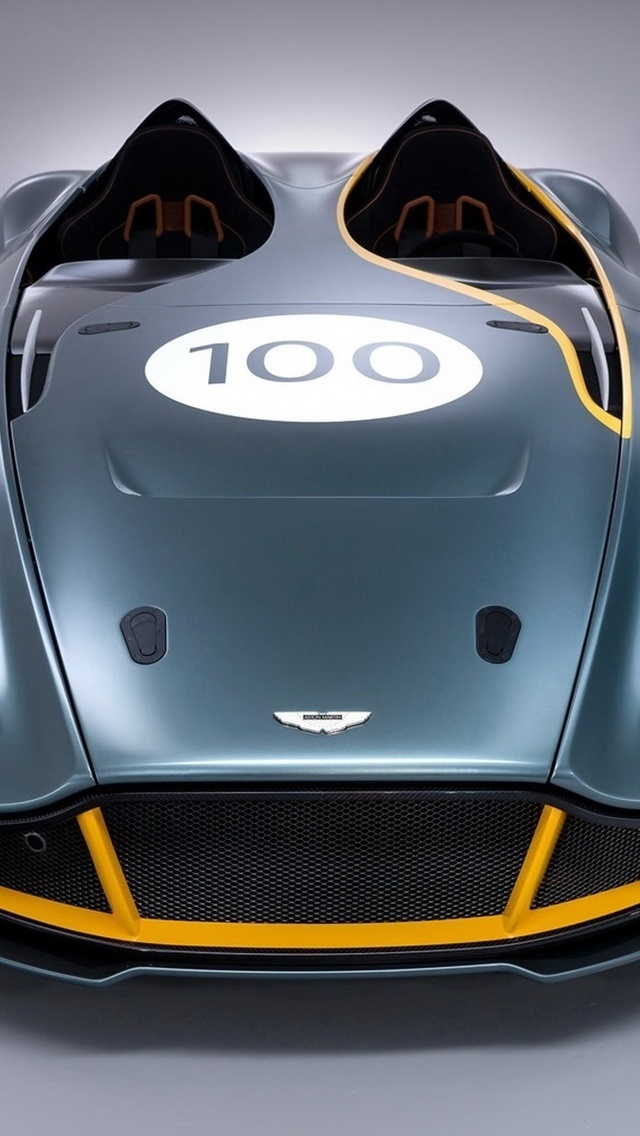 Aston Martin CC100 Speedster Front View for 640 x 1136 iPhone 5 resolution