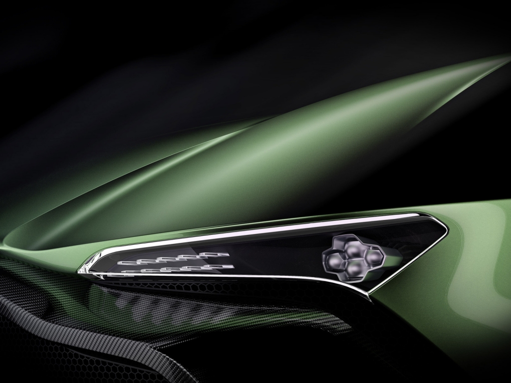 Aston Martin Vulcan Headlight for 1024 x 768 resolution