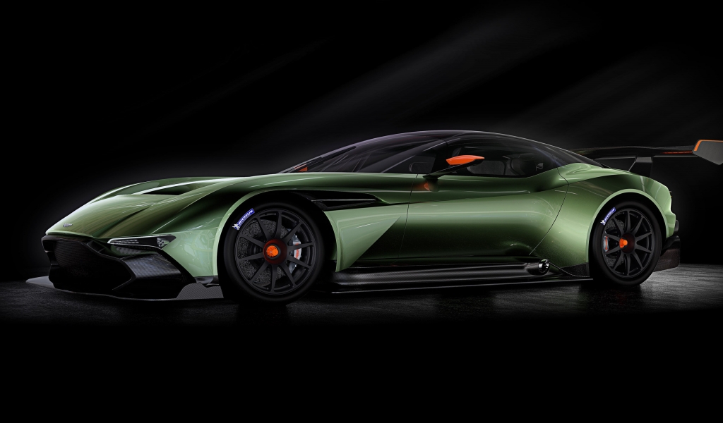 Aston Martin Vulcan Side for 1024 x 600 widescreen resolution