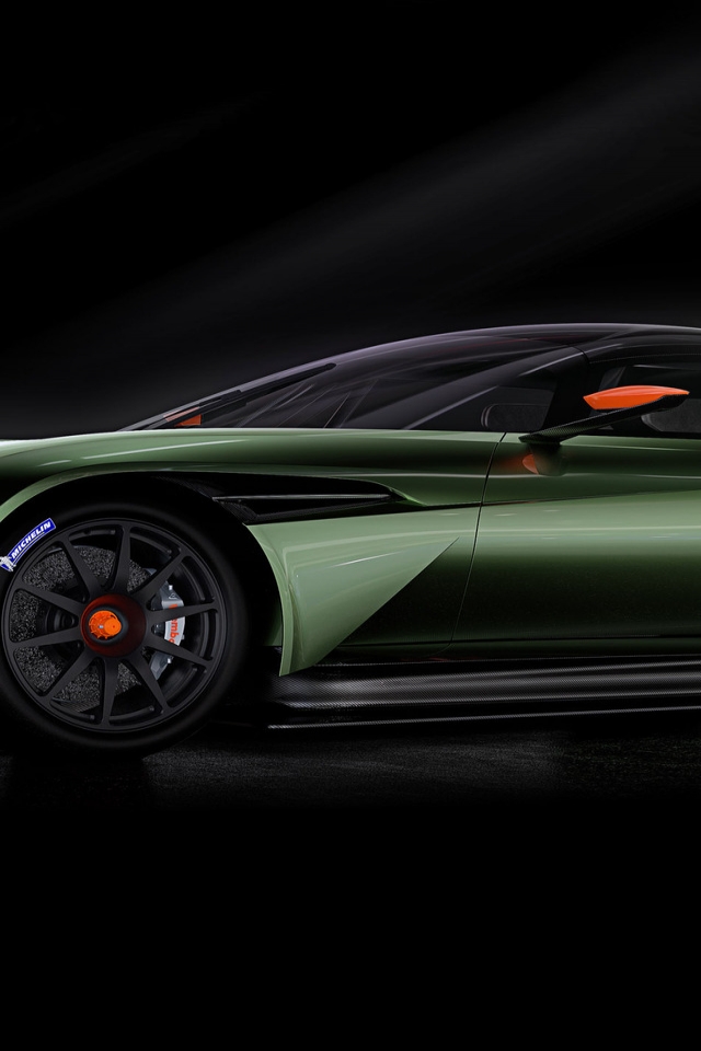 Aston Martin Vulcan Side for 640 x 960 iPhone 4 resolution