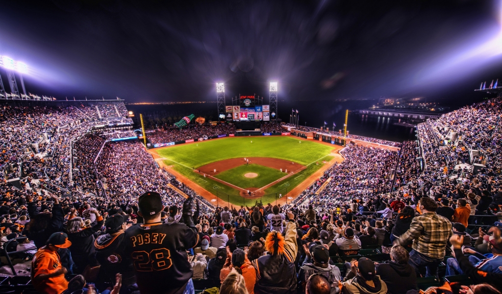 AT&T Park for 1024 x 600 widescreen resolution