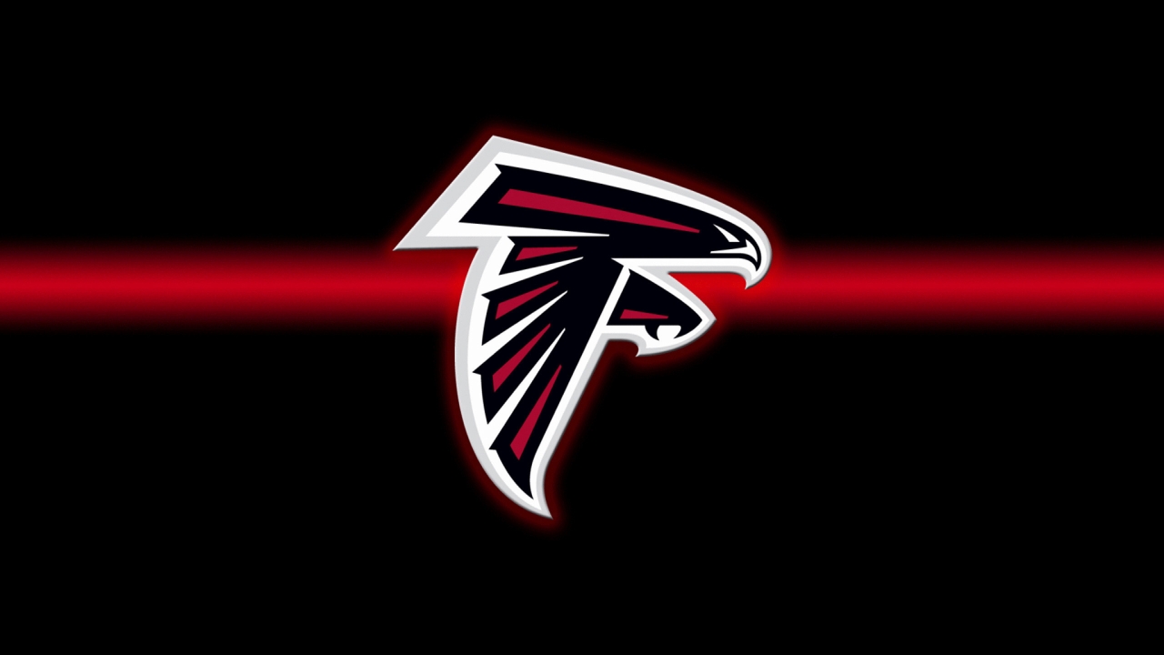 Atlanta Falcons Logo for 1280 x 720 HDTV 720p resolution