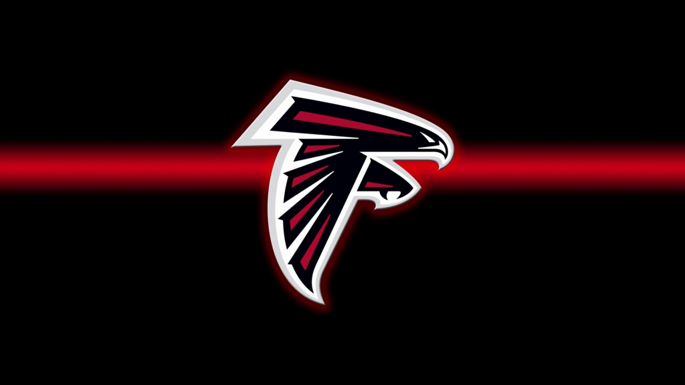 Atlanta Falcons Logo for 1366 x 768 HDTV resolution