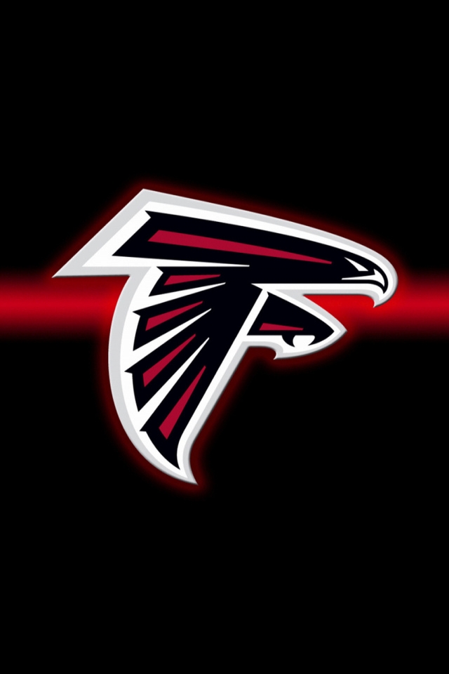 Atlanta Falcons Logo for 640 x 960 iPhone 4 resolution