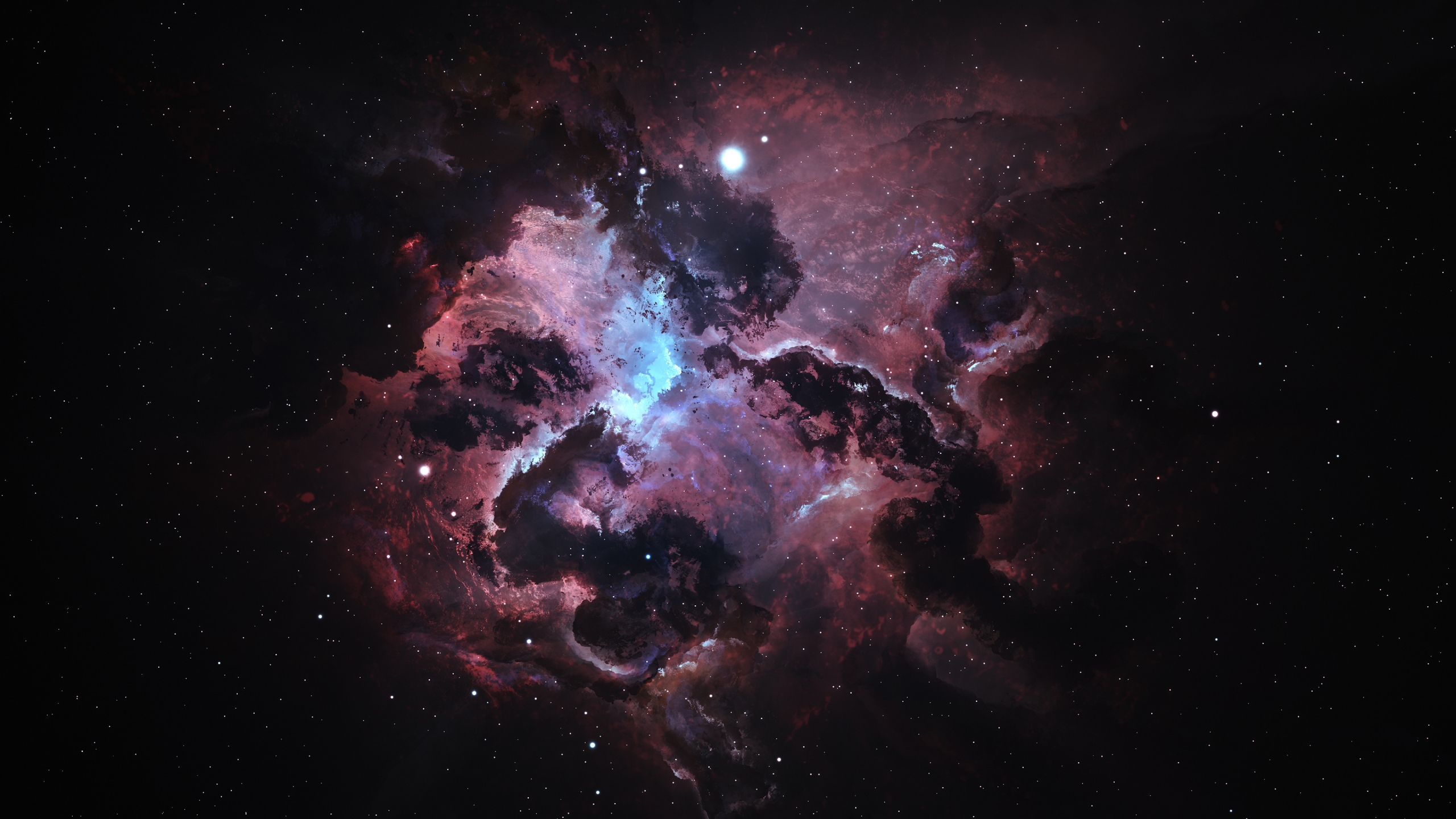 Atlantis Nexus Nebula for 2560x1440 HDTV resolution
